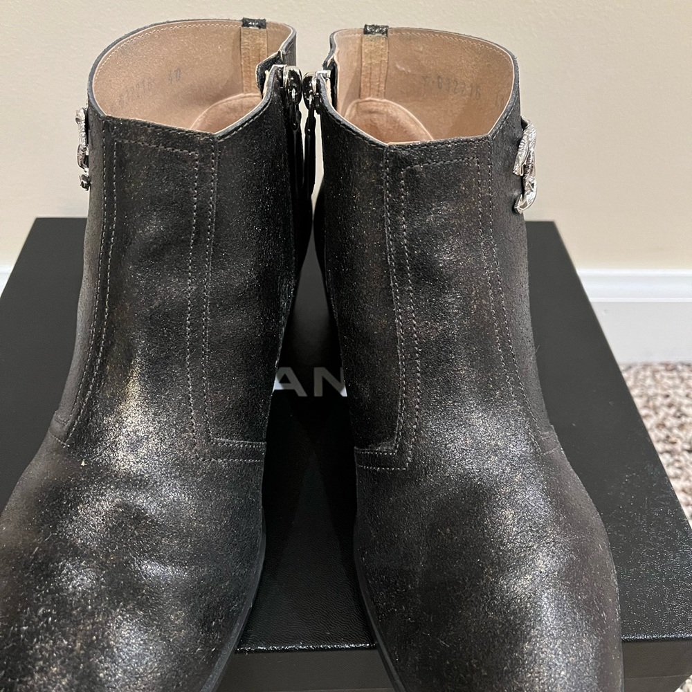 Chanel booties, Sz 40 (10) - Picture 7 of 9